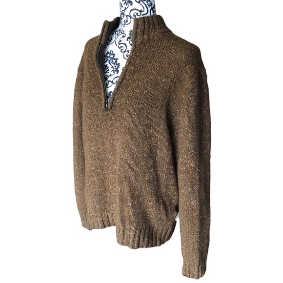 Woolwich Lambswool 1/4 zip Sweater - Picture 2 of 12
